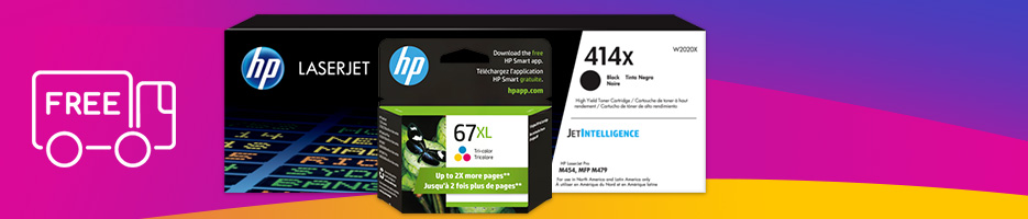 Need ink or toner?  Get it fast and free!