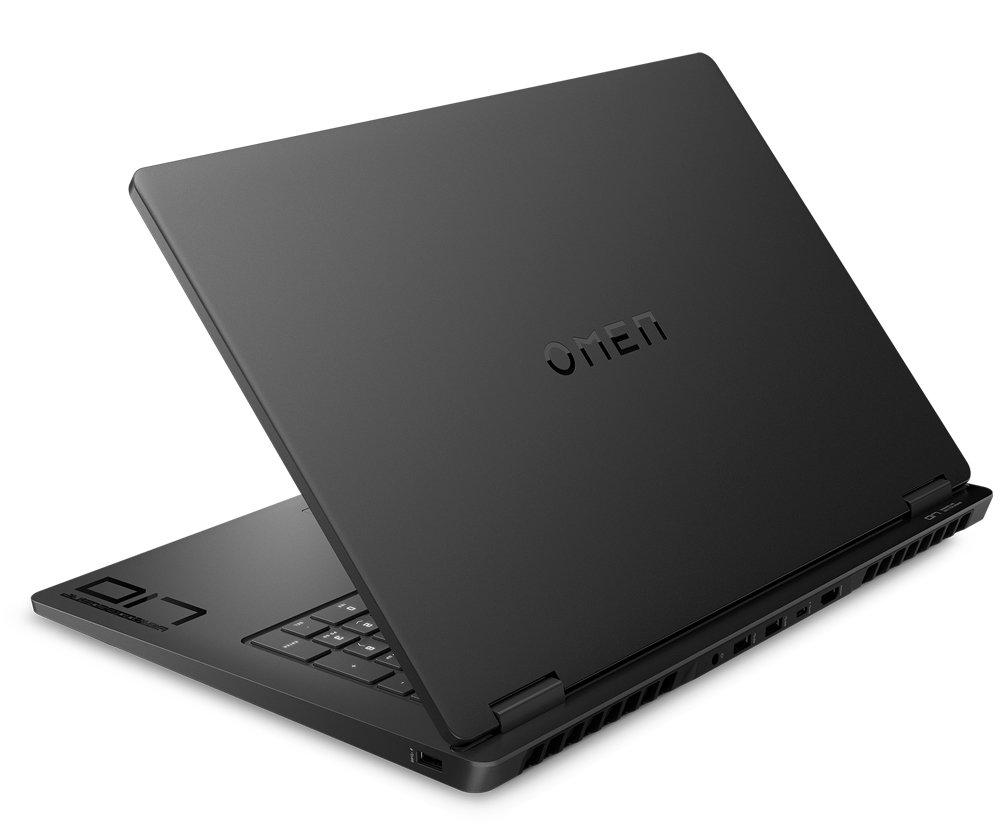 OMEN 17 inch Gaming Laptop rear right angle view