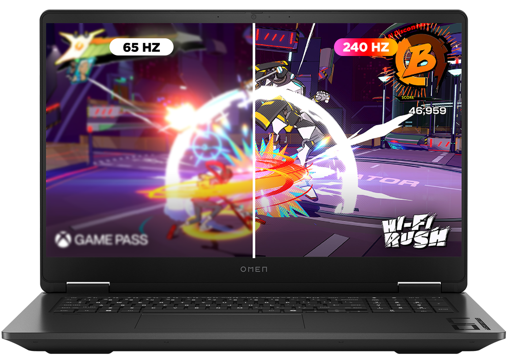 OMEN 17 inch Gaming Laptop with up to QHD IPS display and 240 Hz refresh rate