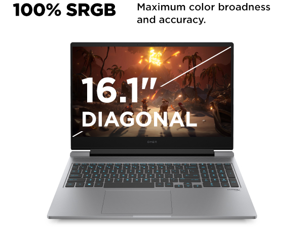 OMEN 16 Gaming Laptop, 100 percent SRGB