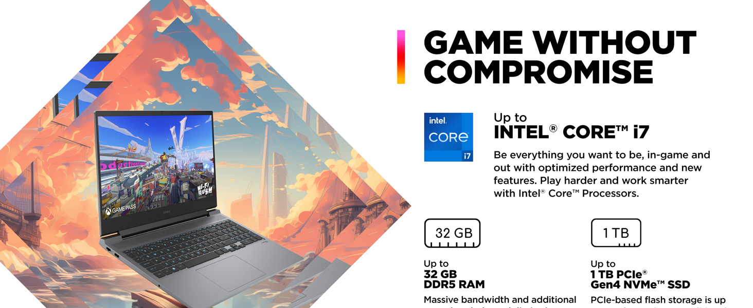 OMEN 16 Gaming Laptop, with up to intel core ultra 9